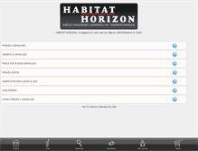 Tablet Screenshot of habitat-horizon.fr